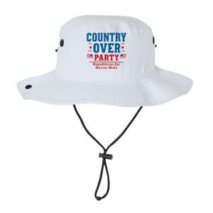 Country Over Party Republican For Kamala Harris Tim Walz Legacy Cool Fit Booney Bucket Hat