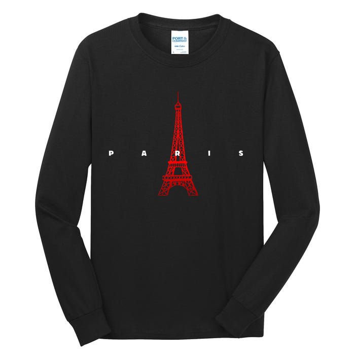 City Of Paris France Tall Long Sleeve T-Shirt