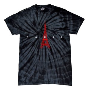 City Of Paris France Tie-Dye T-Shirt