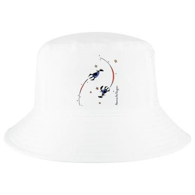 Cows On Purple Spaceships Stars (Colour Options Available) Gift Cool Comfort Performance Bucket Hat