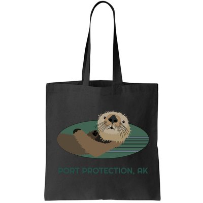 Cute Otter Port Protection Alaska Coast Resident Fisherman Funny Gift Bag