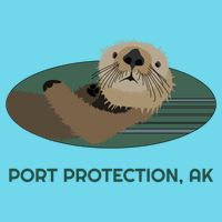Cute Otter Port Protection Alaska Coast Resident Fisherman Funny Gift Premium T-Shirt