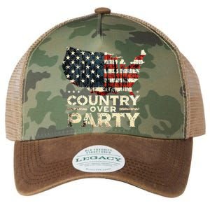 Country Over Party Democracy Matters Legacy Tie Dye Trucker Hat