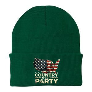 Country Over Party Democracy Matters Knit Cap Winter Beanie