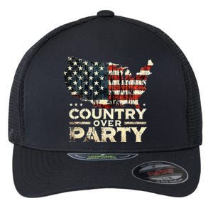 Country Over Party Democracy Matters Flexfit Unipanel Trucker Cap