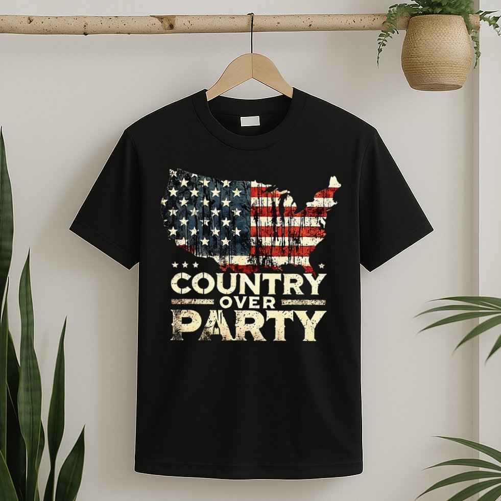 Country Over Party Democracy Matters T-Shirt