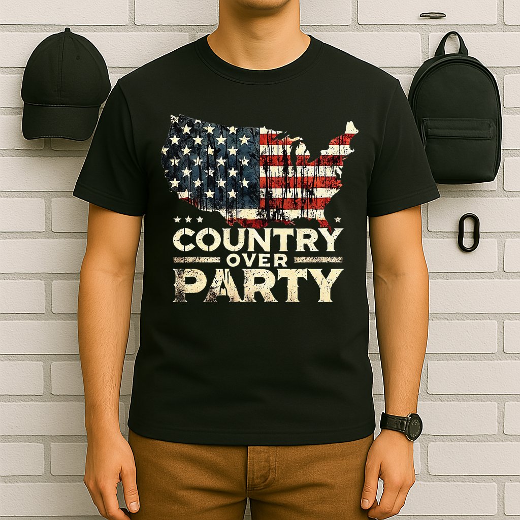 Country Over Party Democracy Matters T-Shirt