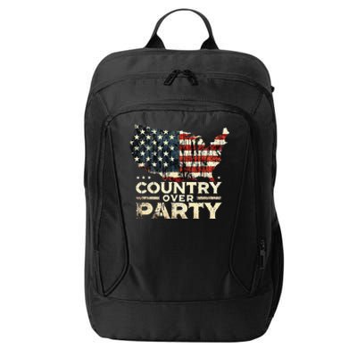 Country Over Party Democracy Matters City Backpack