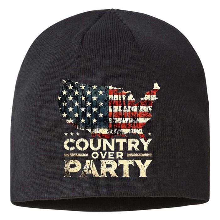 Country Over Party Democracy Matters Sustainable Beanie