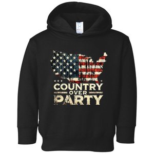 Country Over Party Democracy Matters Toddler Hoodie