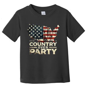 Country Over Party Democracy Matters Toddler T-Shirt