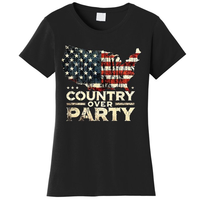 Country Over Party Democracy Matters Women's T-Shirt