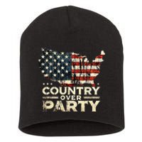 Country Over Party Democracy Matters Short Acrylic Beanie