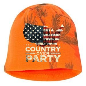 Country Over Party Democracy Matters Kati - Camo Knit Beanie