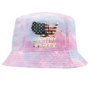 Country Over Party Democracy Matters Tie-Dyed Bucket Hat