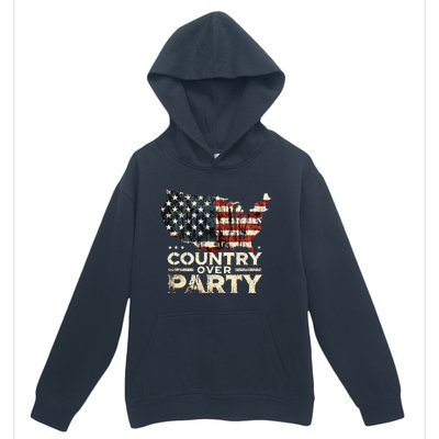 Country Over Party Democracy Matters Urban Pullover Hoodie