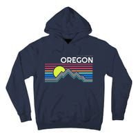 City Of Portland Oregon Retro Sunset Tall Hoodie