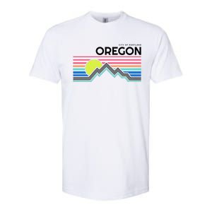 City Of Portland Oregon Retro Sunset Softstyle CVC T-Shirt