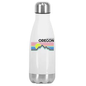 City Of Portland Oregon Retro Sunset Stainless Steel Insulated Water Bottle