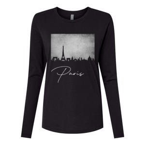 City Of Paris France Womens Cotton Relaxed Long Sleeve T-Shirt