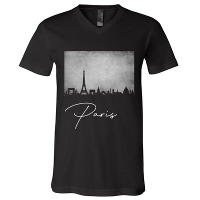 City Of Paris France V-Neck T-Shirt
