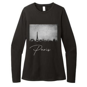 City Of Paris France Womens CVC Long Sleeve Shirt