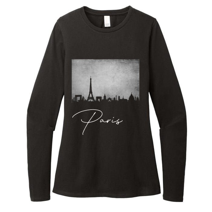 City Of Paris France Womens CVC Long Sleeve Shirt