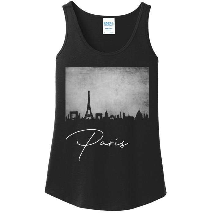 City Of Paris France Ladies Essential Tank