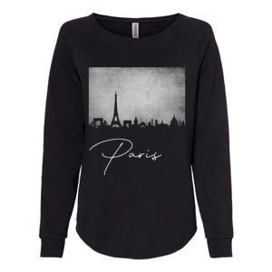 City Of Paris France Womens California Wash Sweatshirt