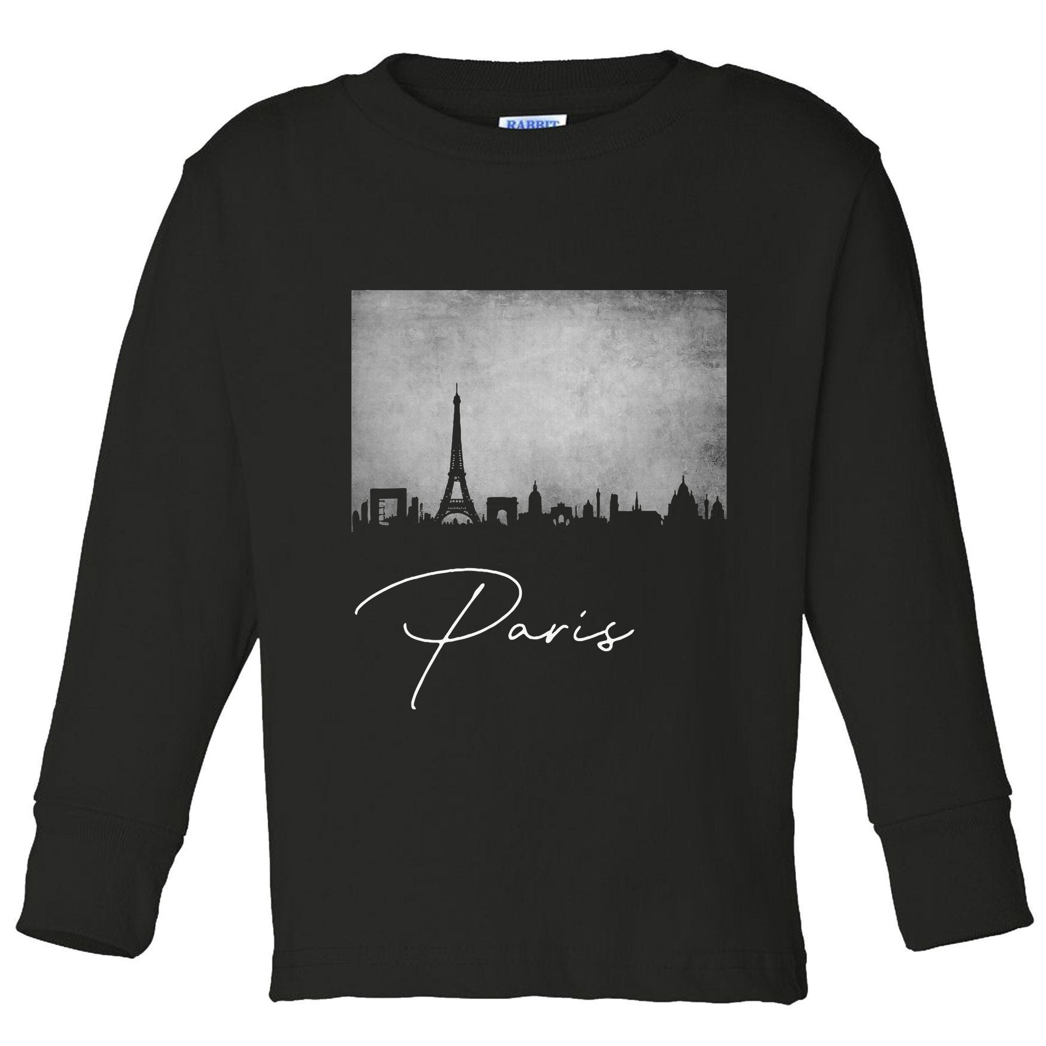 City Of Paris France Toddler Long Sleeve Shirt