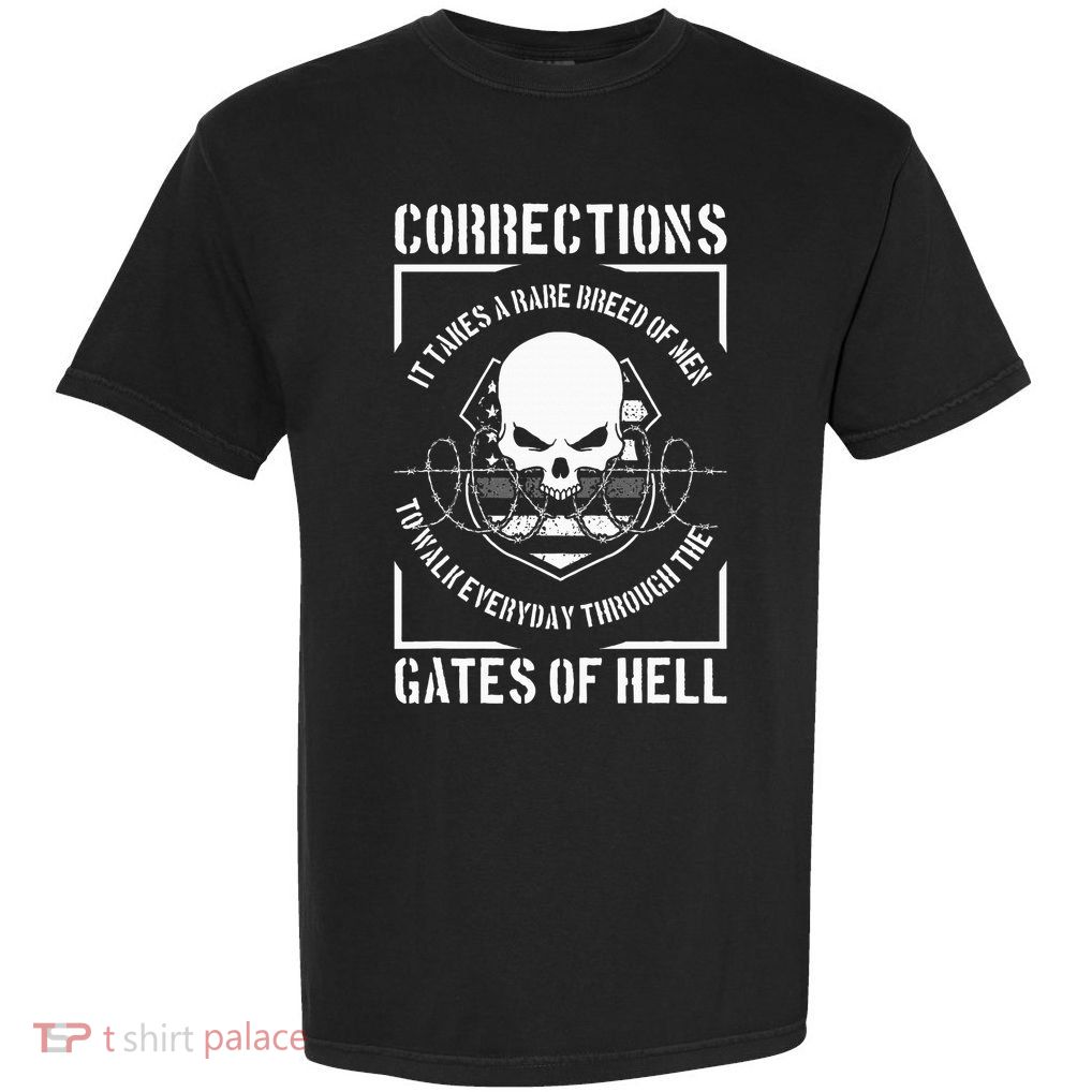 Correctional Officer Proud Corrections Officer Garment-Dyed Heavyweight T-Shirt
