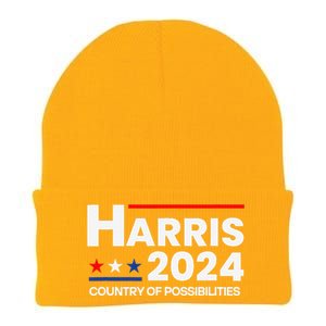 Country Of Possibilities Kamalaharris 2024 President Vote Knit Cap Winter Beanie