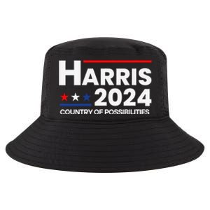 Country Of Possibilities Kamalaharris 2024 President Vote Cool Comfort Performance Bucket Hat