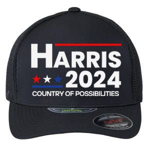 Country Of Possibilities Kamalaharris 2024 President Vote Flexfit Unipanel Trucker Cap