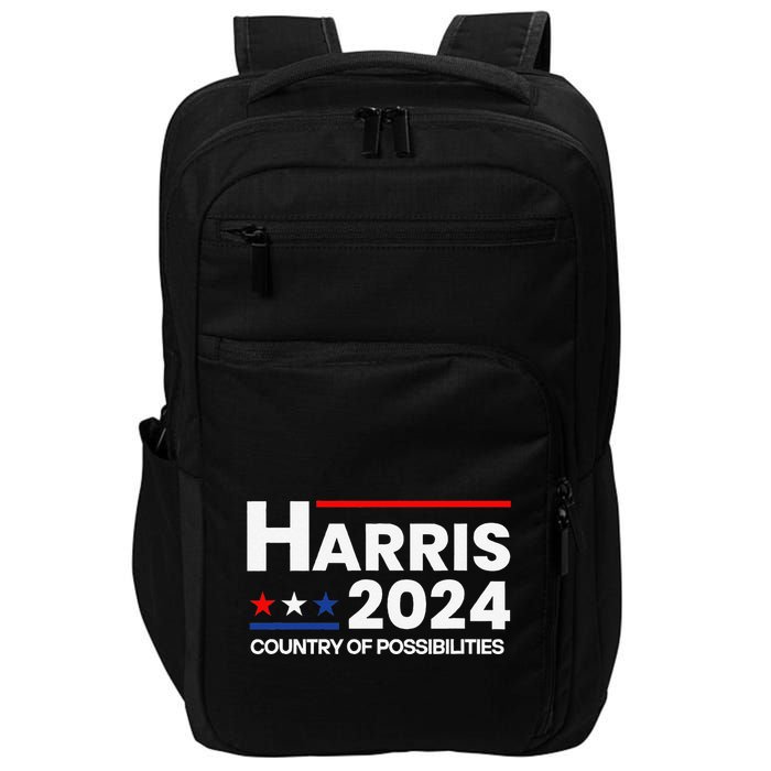 Country Of Possibilities Kamalaharris 2024 President Vote Impact Tech Backpack