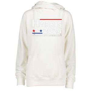 Country Of Possibilities Kamalaharris 2024 President Vote Womens Funnel Neck Pullover Hood