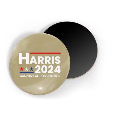 Country Of Possibilities Kamalaharris 2024 President Vote Magnet