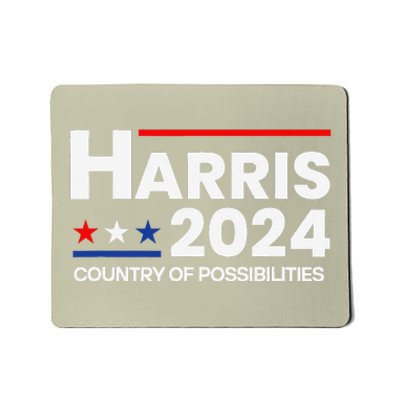 Country Of Possibilities Kamalaharris 2024 President Vote Mousepad