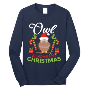 Christmas Owl Pun Xmas Long Sleeve Shirt