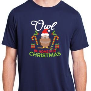 Christmas Owl Pun Xmas Adult ChromaSoft Performance T-Shirt