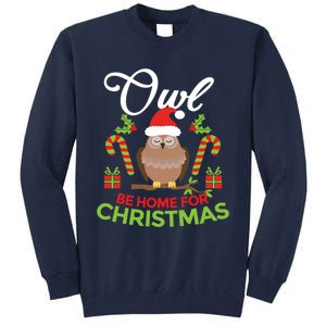 Christmas Owl Pun Xmas Tall Sweatshirt