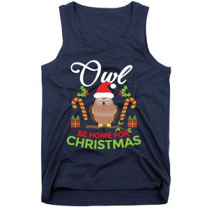 Christmas Owl Pun Xmas Tank Top