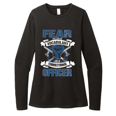 Correctional Officer Prison Corrections Police Jailor Womens CVC Long Sleeve Shirt