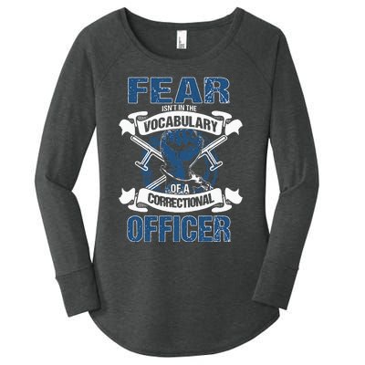 Correctional Officer Prison Corrections Police Jailor Women's Perfect Tri Tunic Long Sleeve Shirt