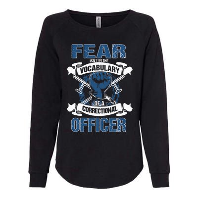 Correctional Officer Prison Corrections Police Jailor Womens California Wash Sweatshirt