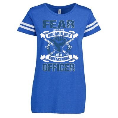 Correctional Officer Prison Corrections Police Jailor Enza Ladies Jersey Football T-Shirt