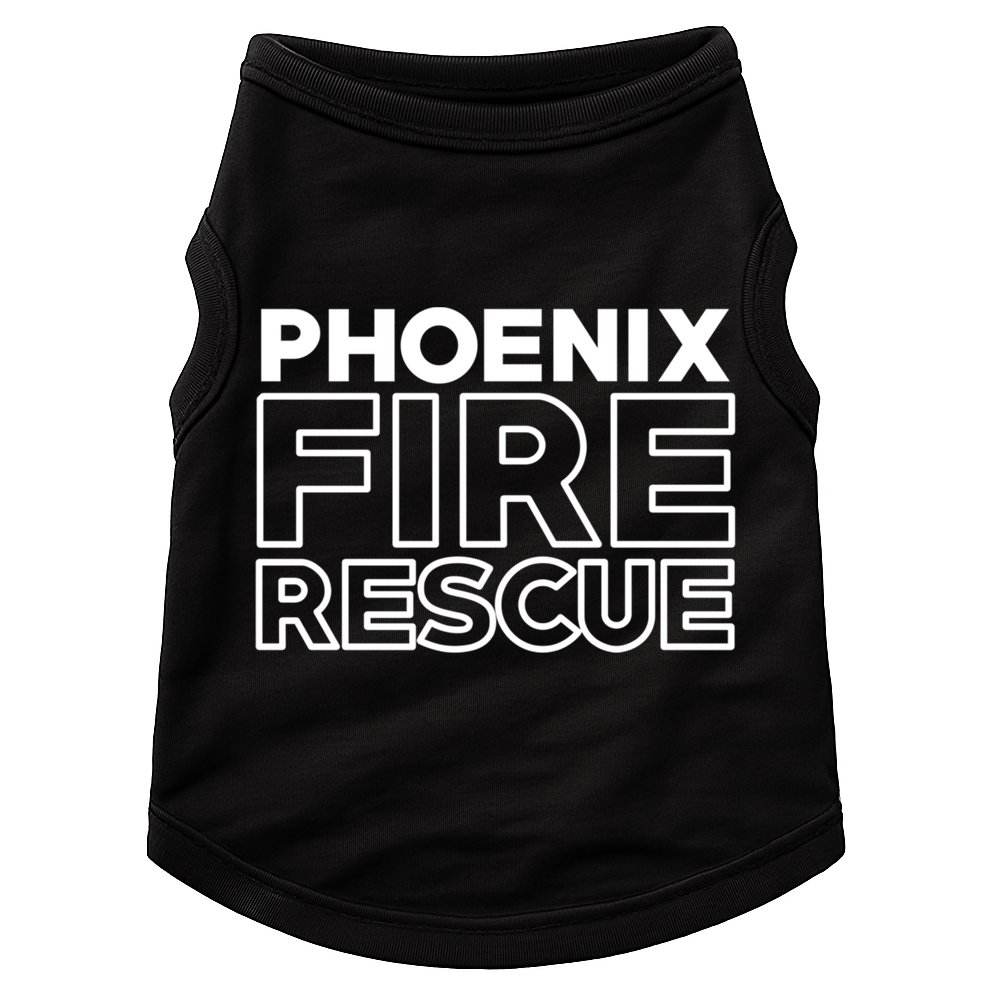 City Of Phoenix Fire Rescue Arizona Firefighter Gift Doggie Tank