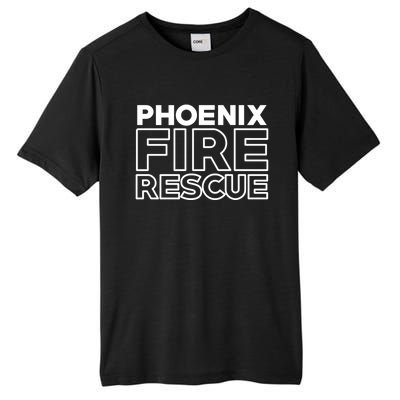 City Of Phoenix Fire Rescue Arizona Firefighter Gift Tall Fusion ChromaSoft Performance T-Shirt