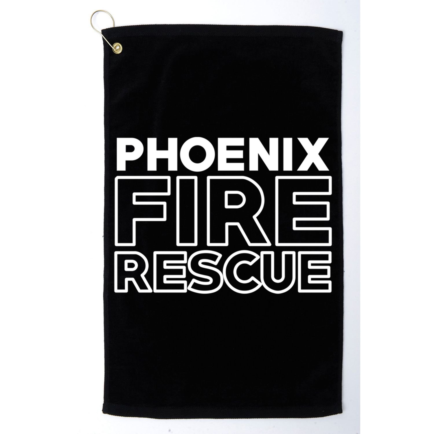 City Of Phoenix Fire Rescue Arizona Firefighter Gift Golf Towel