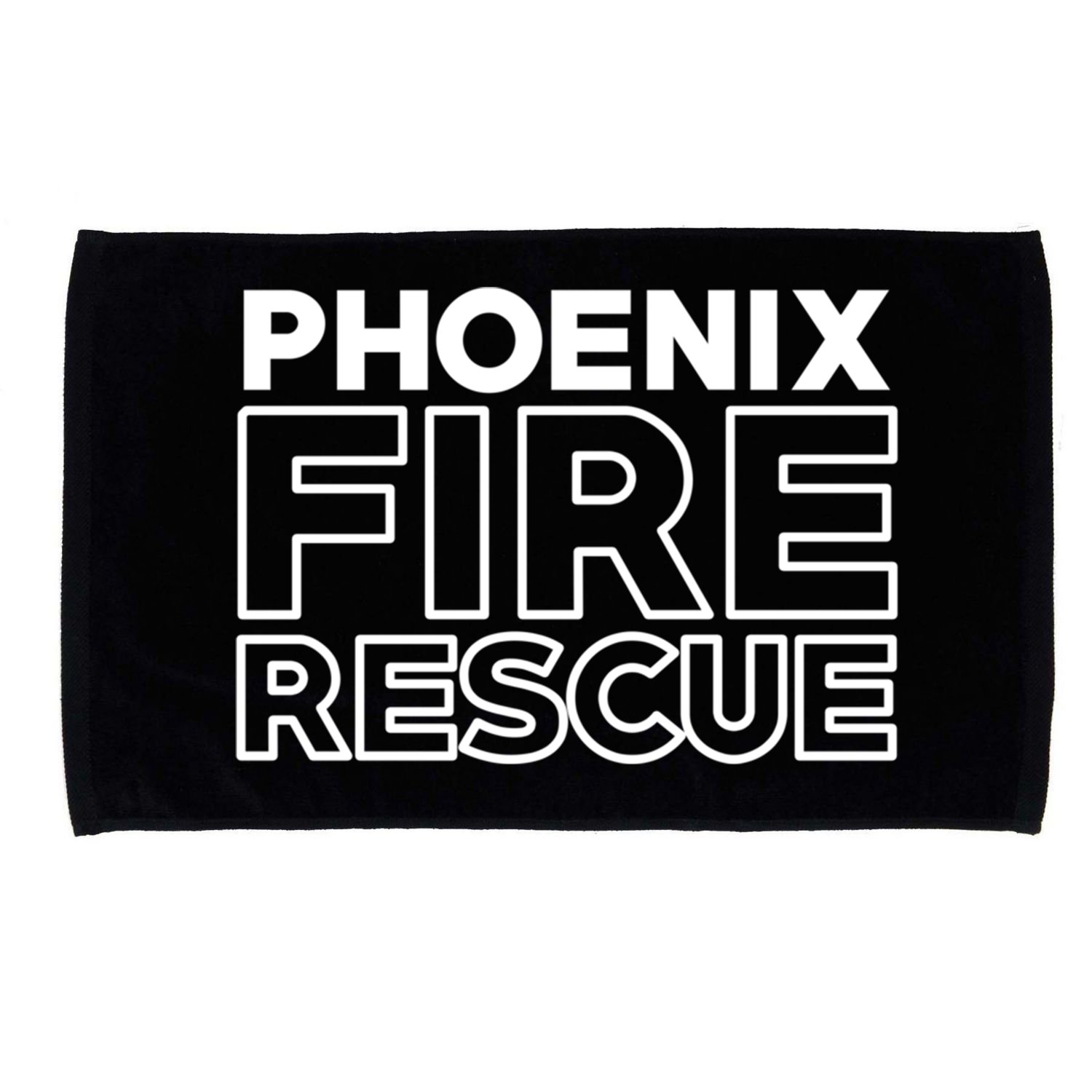 City Of Phoenix Fire Rescue Arizona Firefighter Gift Microfiber Hand Towel